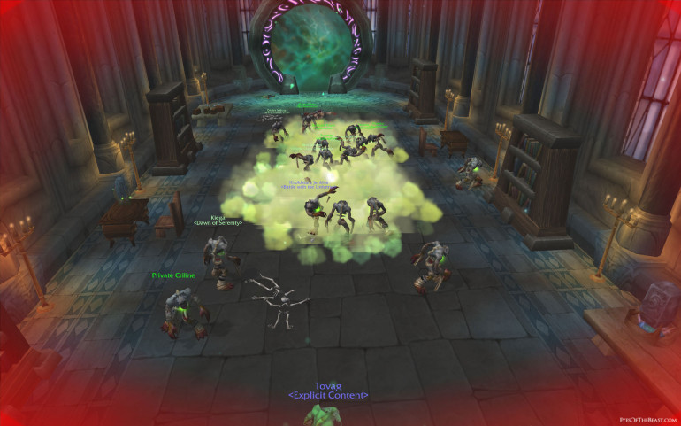 Pre-WOTLK zombie plague event. I loved RPing as a zombie.
