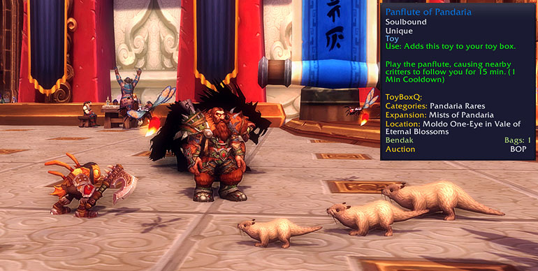 My final Pandaria toy acquired!