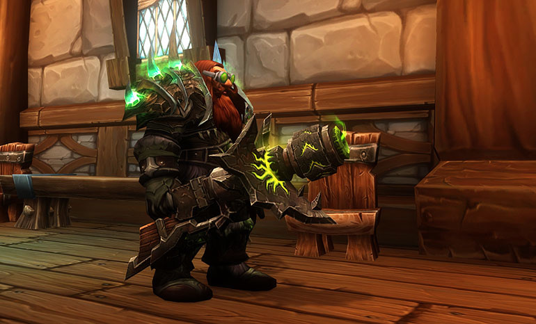 The Mythic HFC gun matched my transmog, but I don't think I'm holding it right...